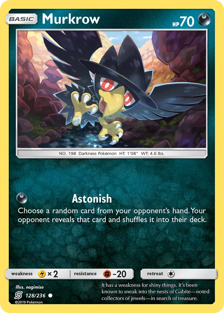 Murkrow — SM - Unified Minds — Pokemon