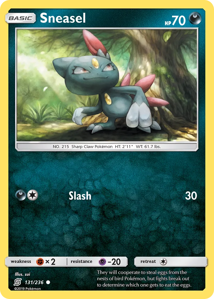 Sneasel — SM - Unified Minds — Pokemon