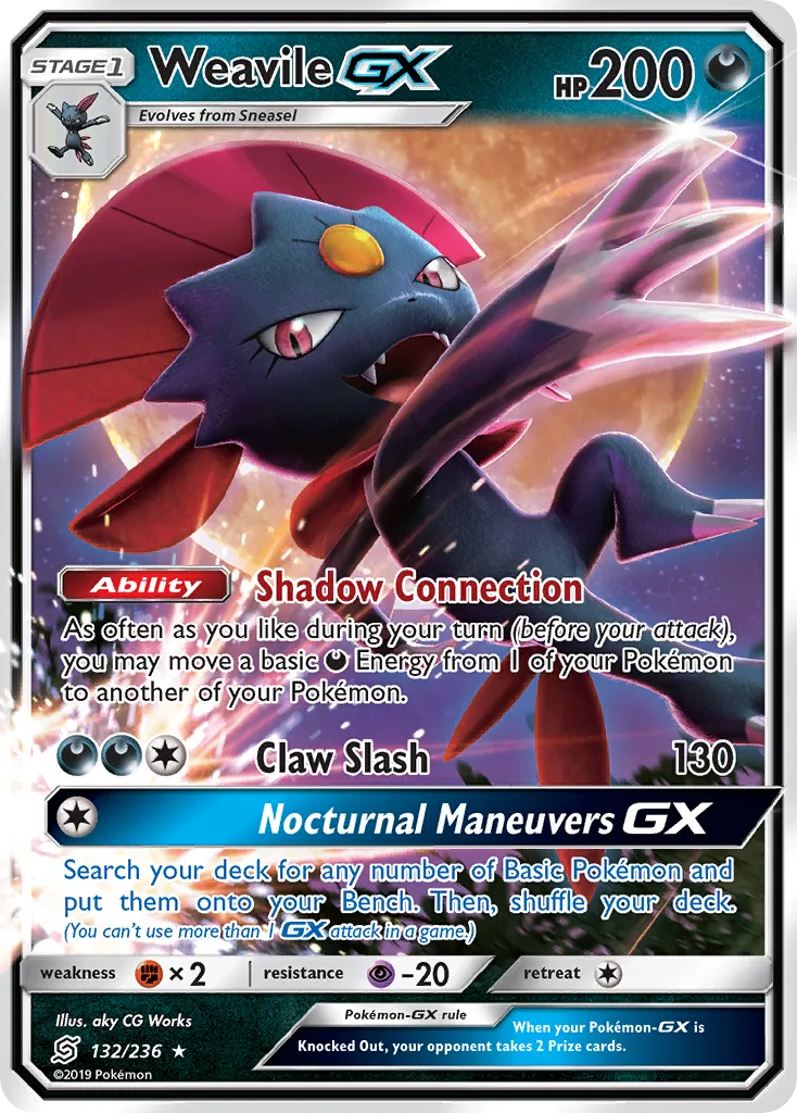 Weavile GX — SM - Unified Minds — Pokémon
