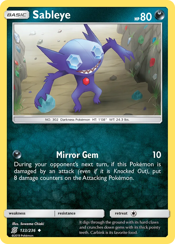 Sableye — SM - Unified Minds — Pokemon