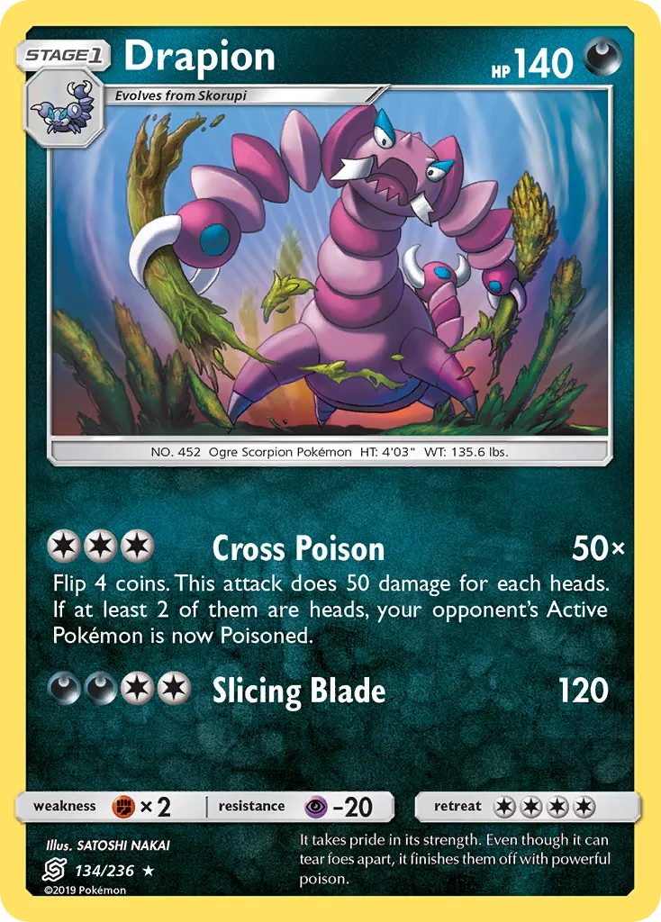 Drapion — SM - Unified Minds — Pokémon