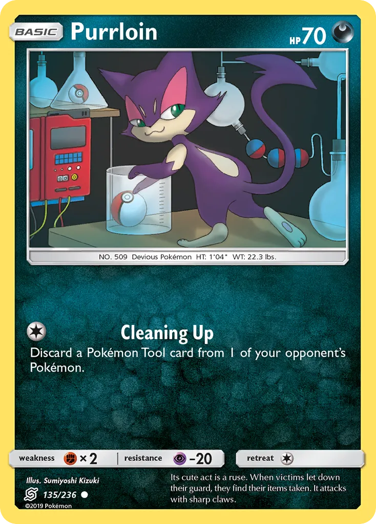 Purrloin — SM - Unified Minds — Pokemon