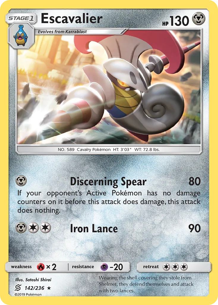Escavalier — SM - Unified Minds — Pokemon