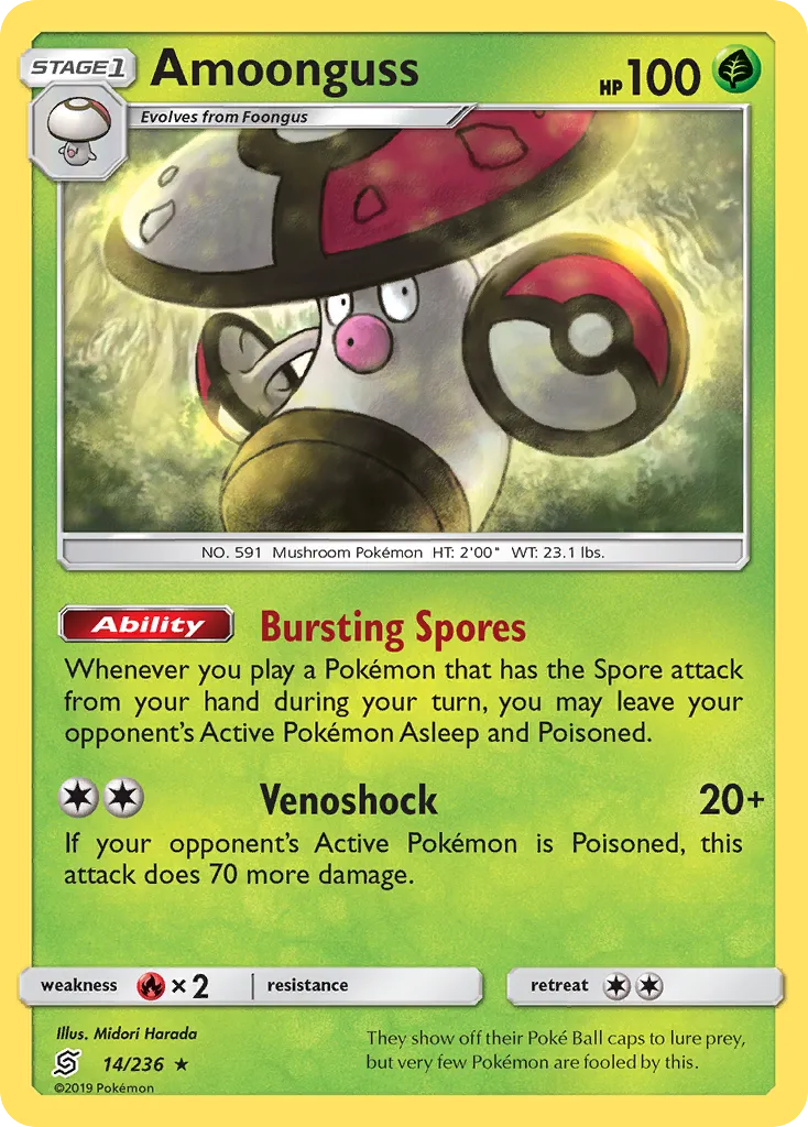 Amoonguss — SM - Unified Minds — Pokemon