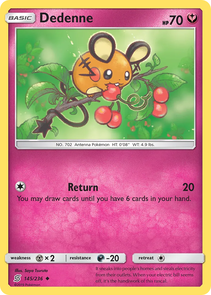Dedenne — SM - Unified Minds — Pokemon