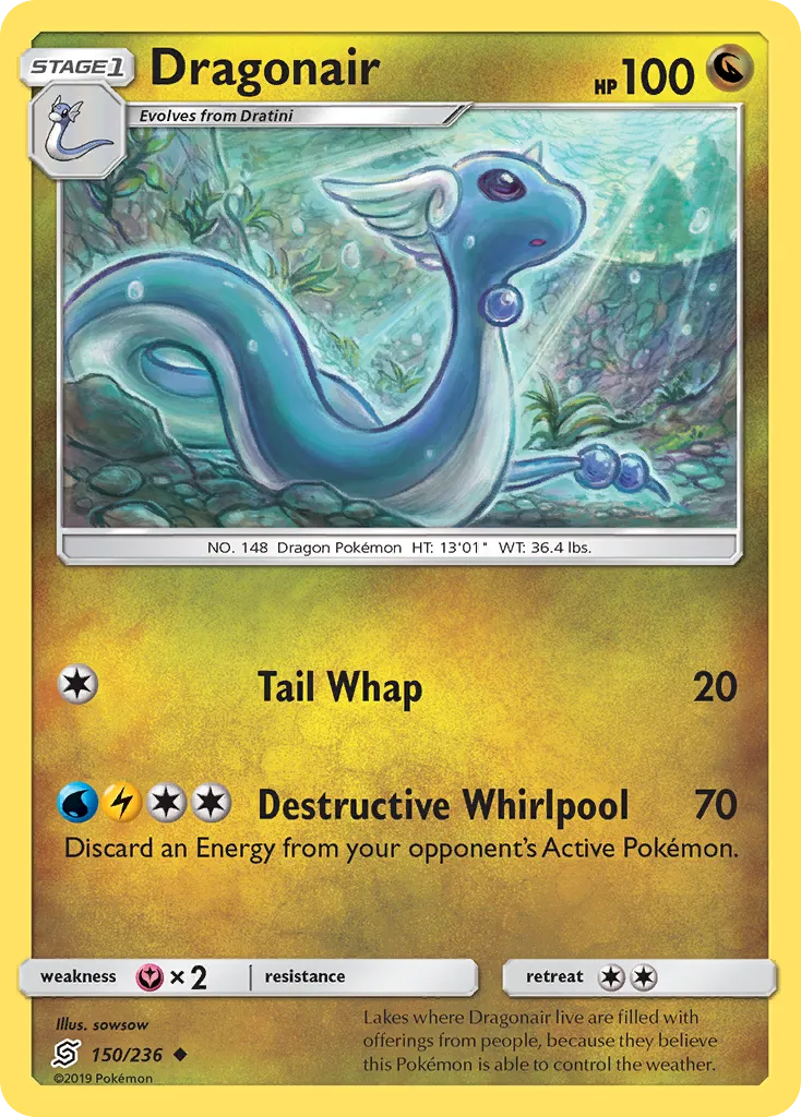 Dragonair — SM - Unified Minds — Pokemon