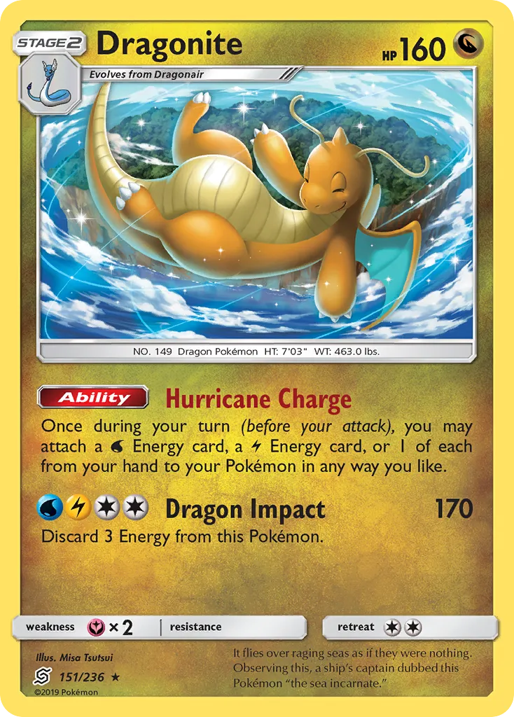 Dragonite — SM - Unified Minds — Pokemon