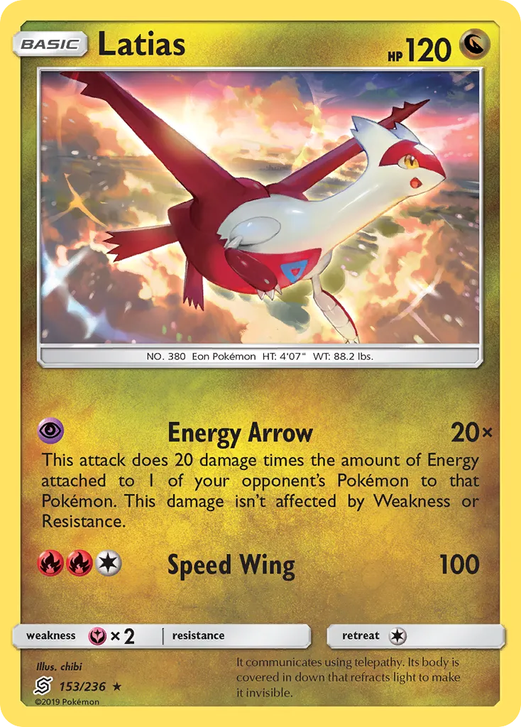 Latias — SM - Unified Minds — Pokemon