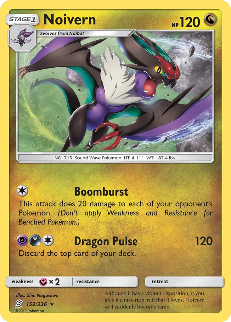 Noivern — SM - Unified Minds — Pokemon