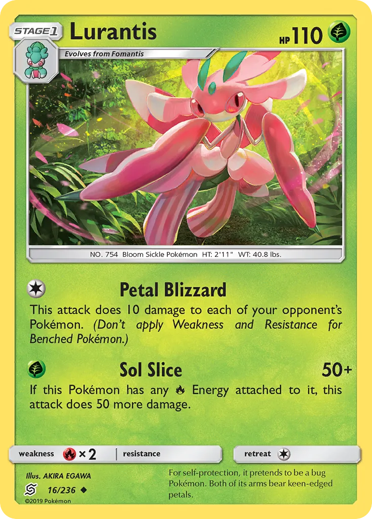 Lurantis — SM - Unified Minds — Pokémon