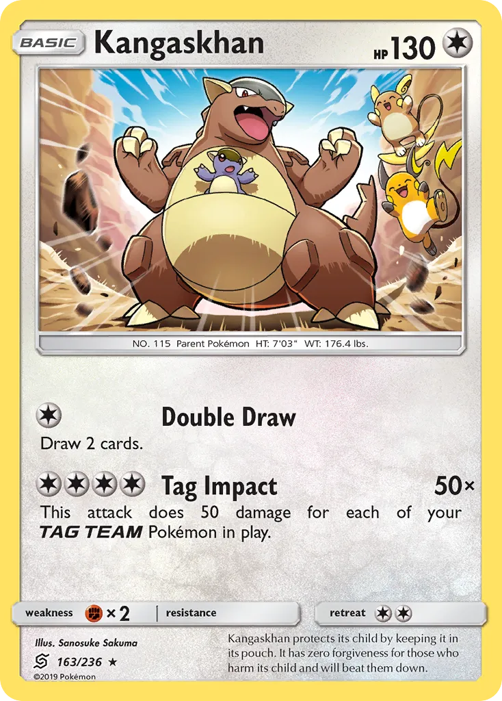 Kangaskhan — SM - Unified Minds — Pokemon