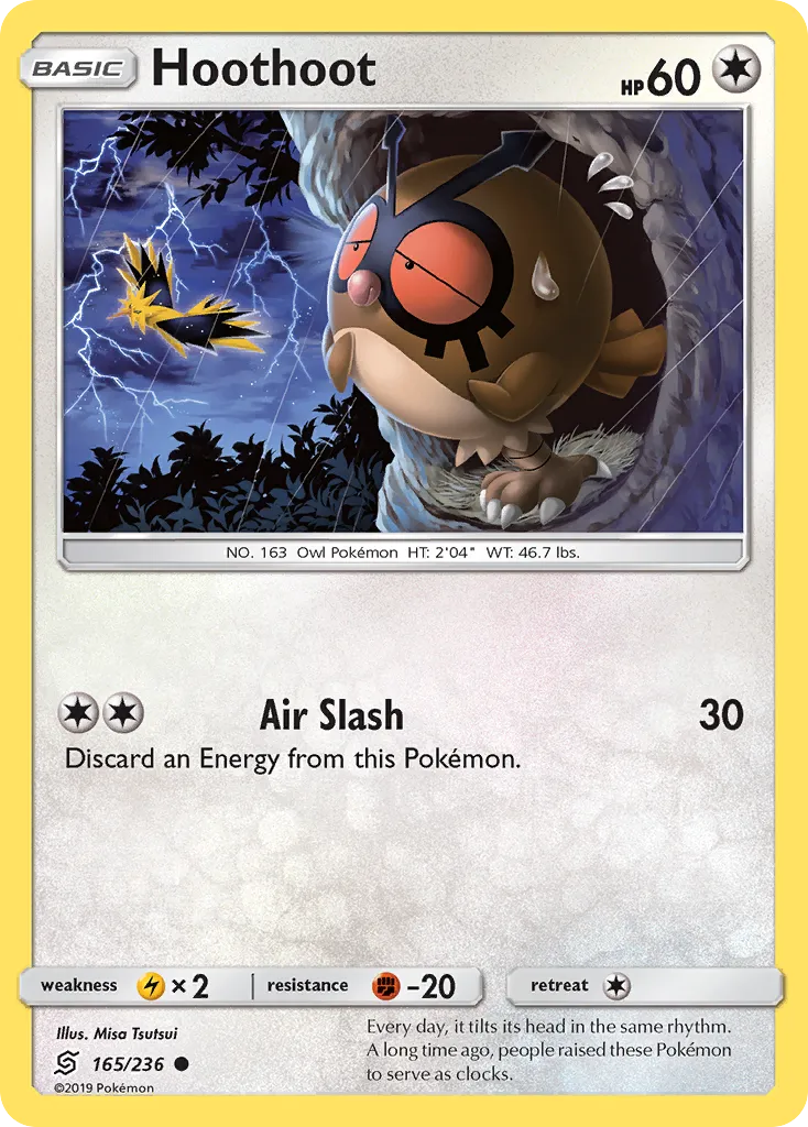 Hoothoot — SM - Unified Minds — Pokémon