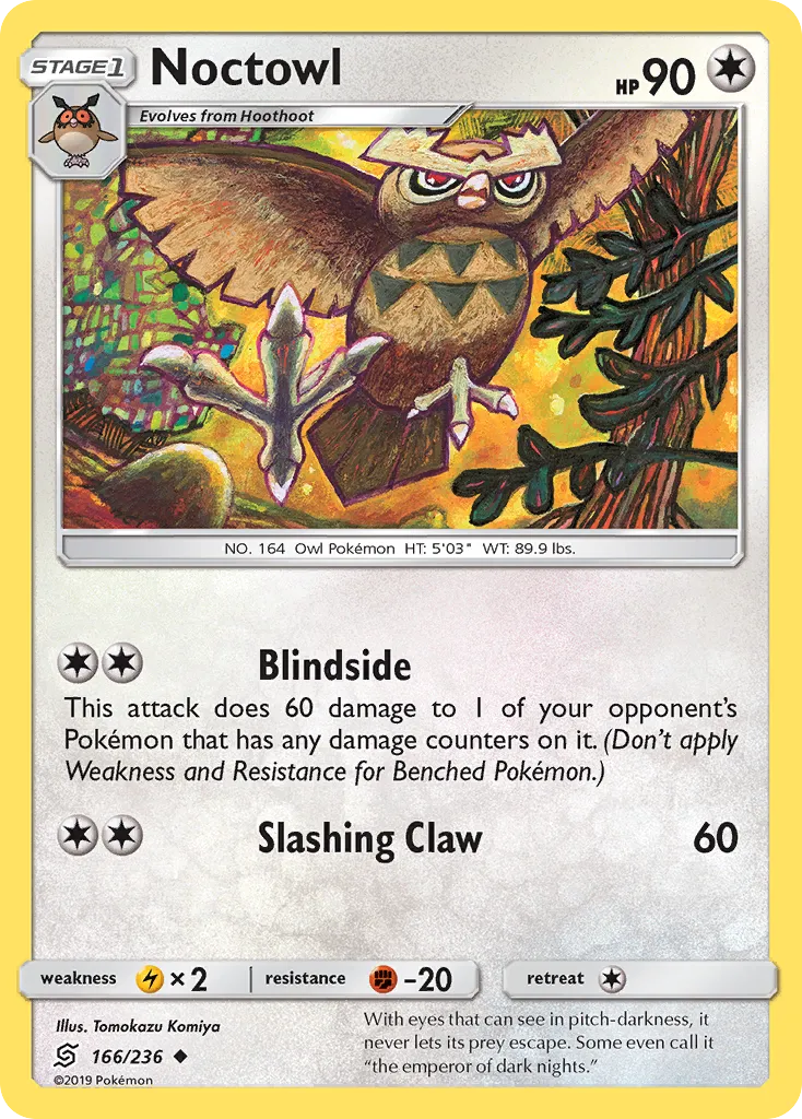 Noctowl — SM - Unified Minds — Pokemon