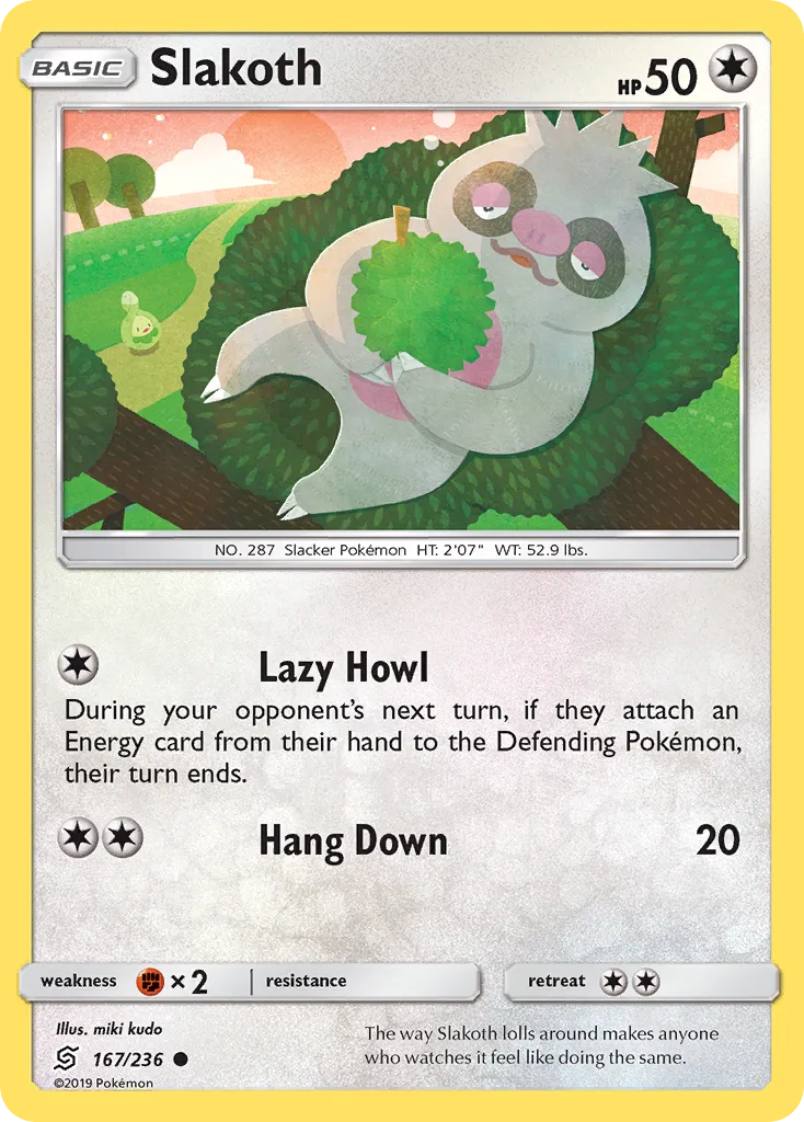 Slakoth — SM - Unified Minds — Pokemon