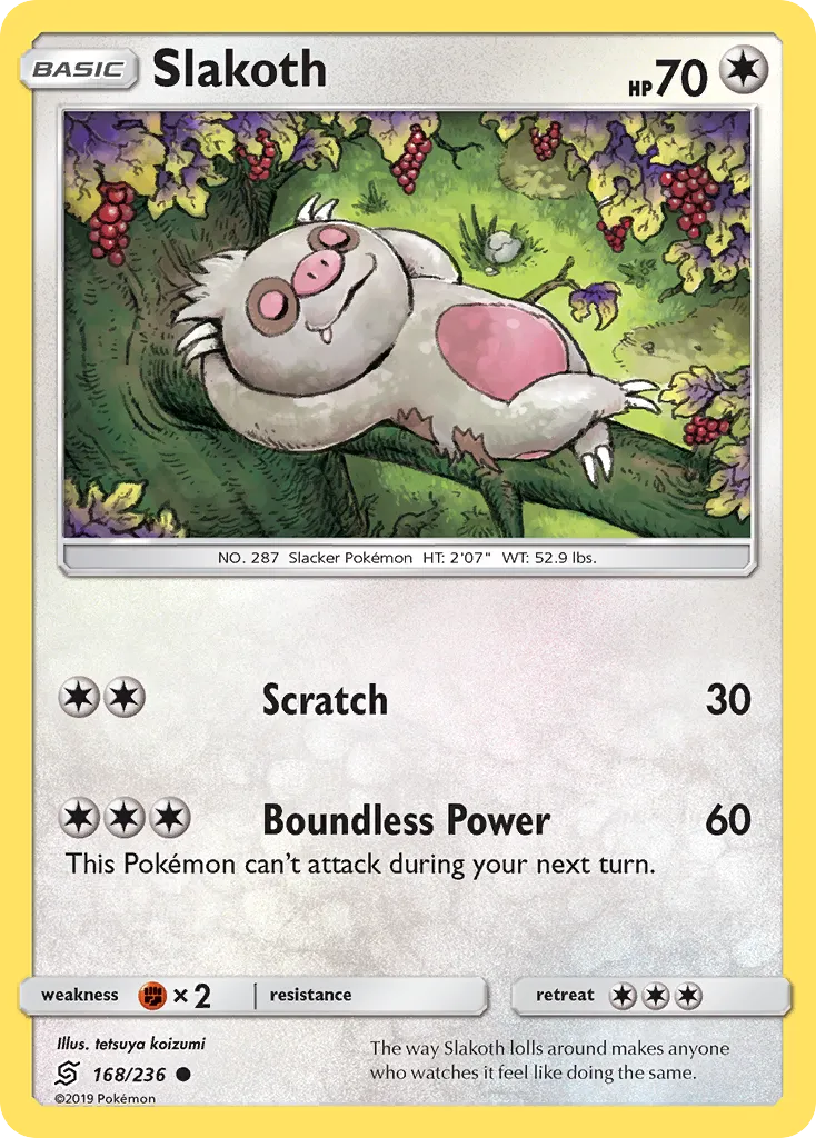 Slakoth — SM - Unified Minds — Pokemon