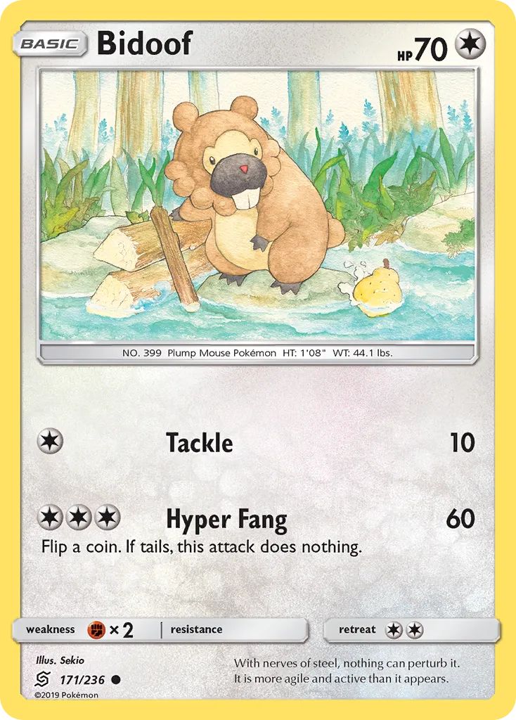 Bidoof — SM - Unified Minds — Pokemon