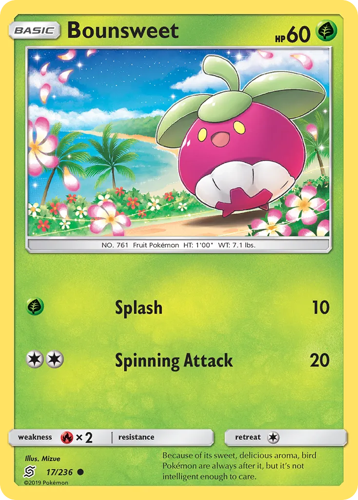 Bounsweet — SM - Unified Minds — Pokemon