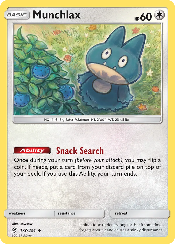 Munchlax — SM - Unified Minds — Pokémon