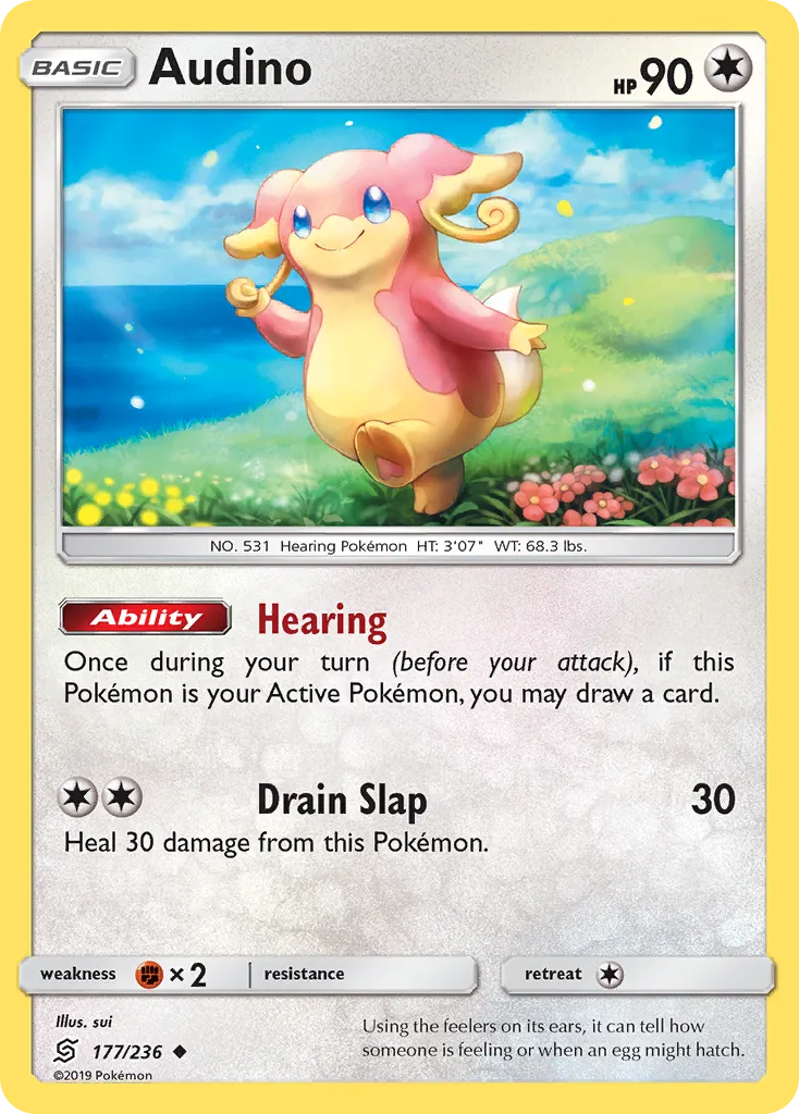 Audino — SM - Unified Minds — Pokemon