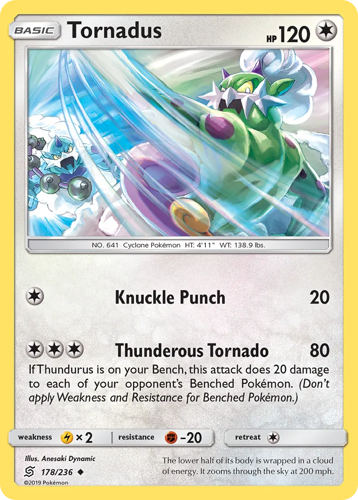 Tornadus — SM - Unified Minds — Pokémon
