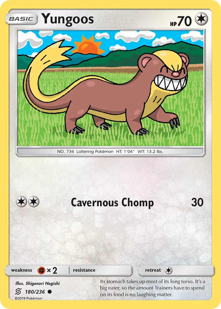 Yungoos — SM - Unified Minds — Pokémon