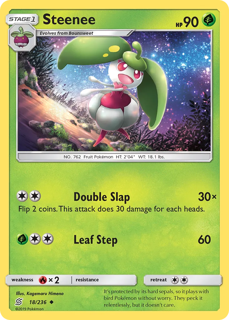 Steenee — SM - Unified Minds — Pokémon