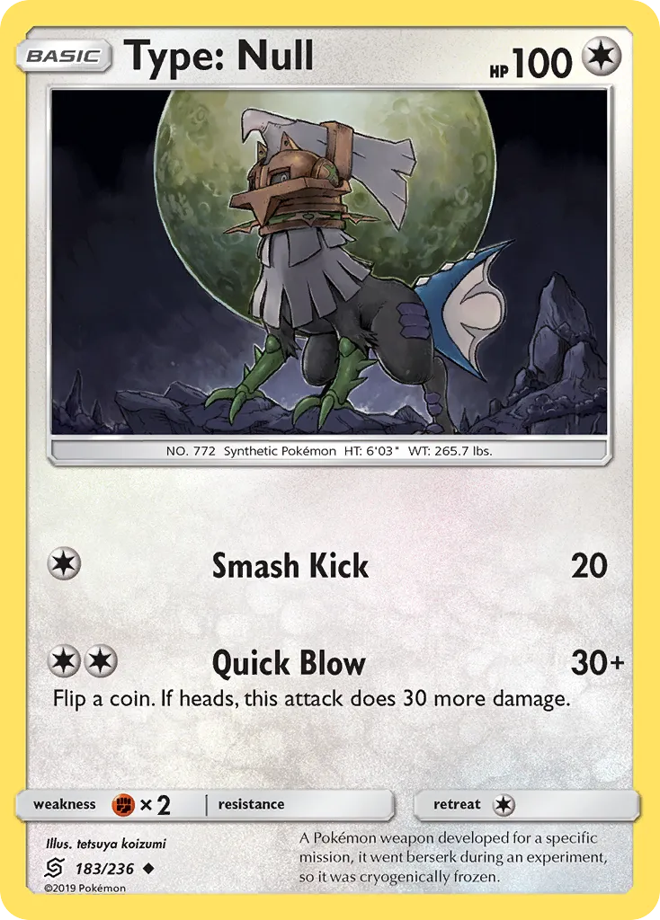 Type: Null — SM - Unified Minds — Pokémon