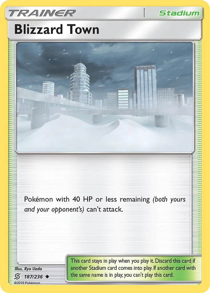 Blizzard Town — SM - Unified Minds — Pokemon