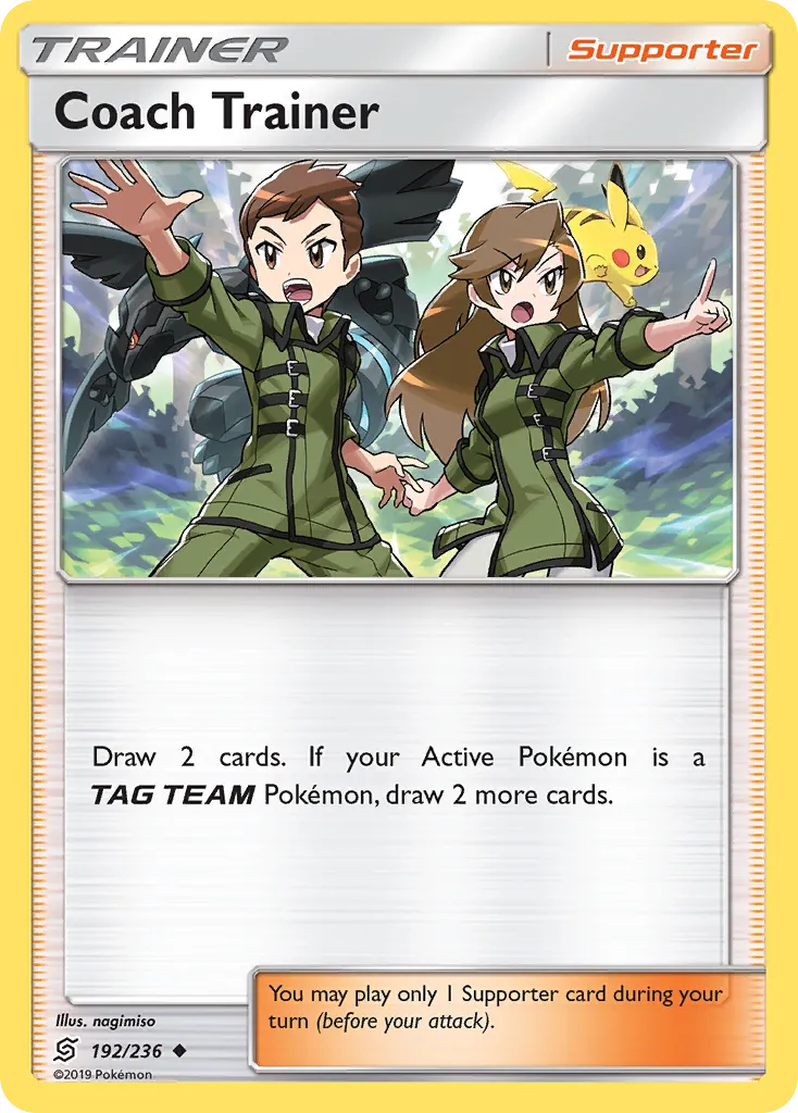 Coach Trainer — SM - Unified Minds — Pokemon