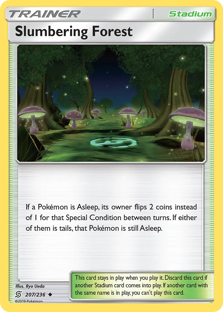 Forêt Sommeillante — SM - Unified Minds — Pokémon