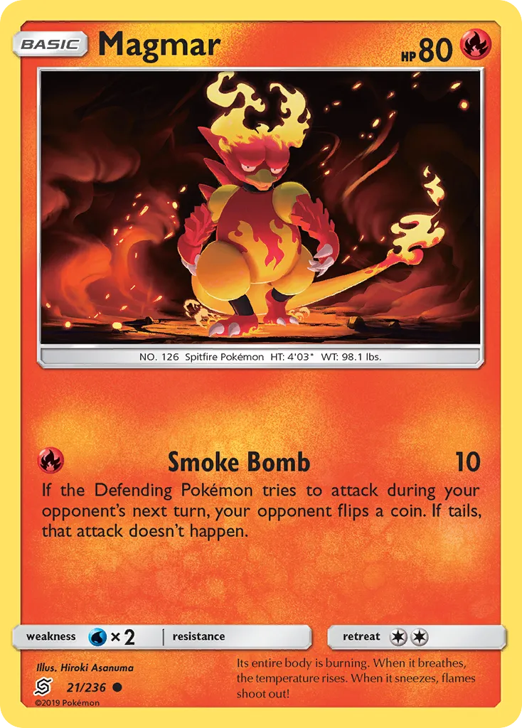 Magmar — SM - Unified Minds — Pokémon