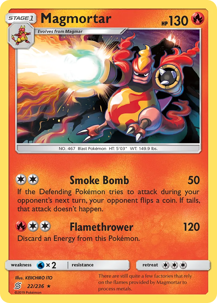 Magmortar from SM - Unified Minds - Pokemon