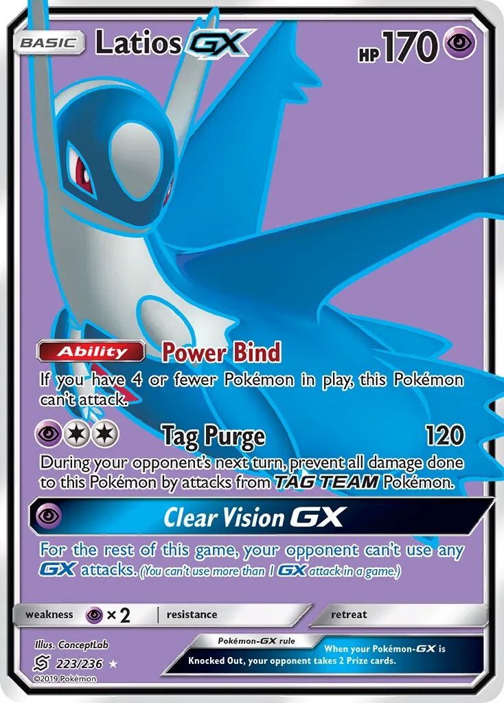Latios GX — SM - Unified Minds — Pokémon