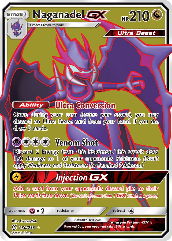 Naganadel GX — SM - Unified Minds — Pokémon