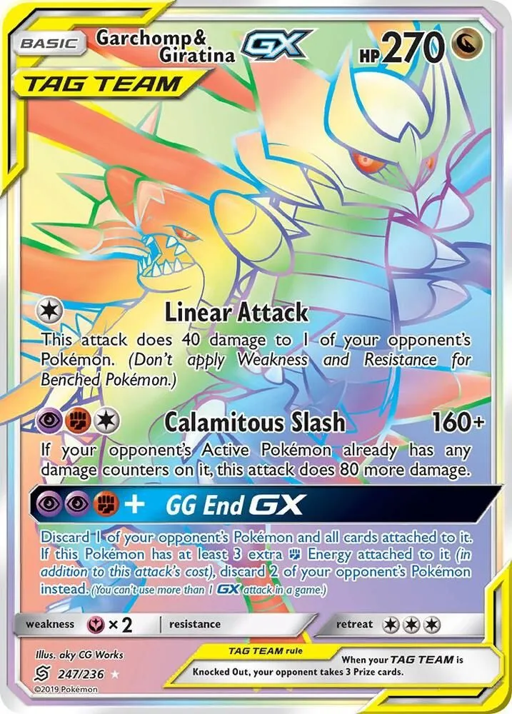 Garchomp & Giratina GX — SM - Unified Minds — Pokemon