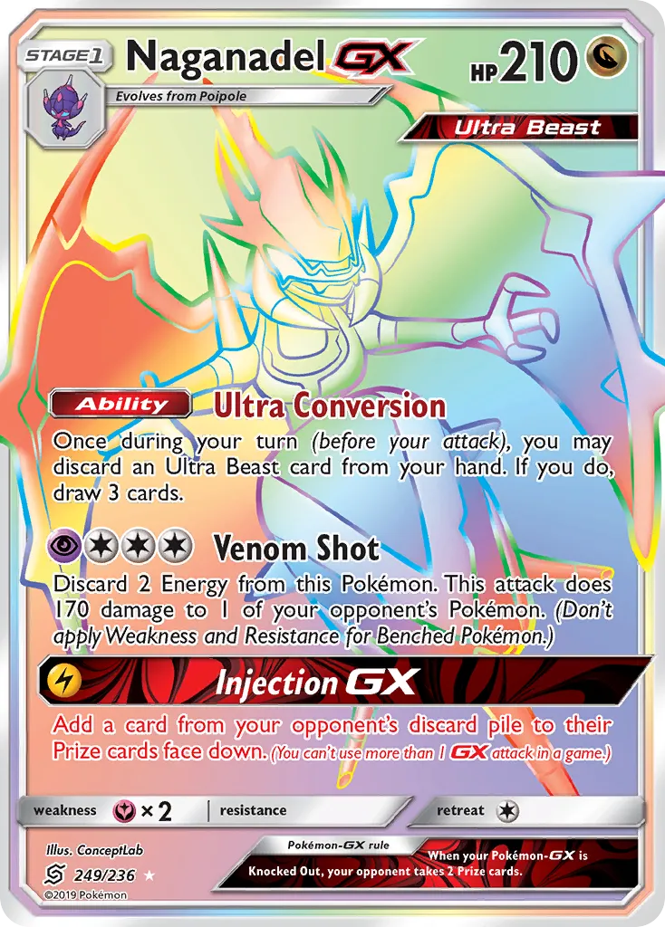 Naganadel GX — SM - Unified Minds — Pokemon