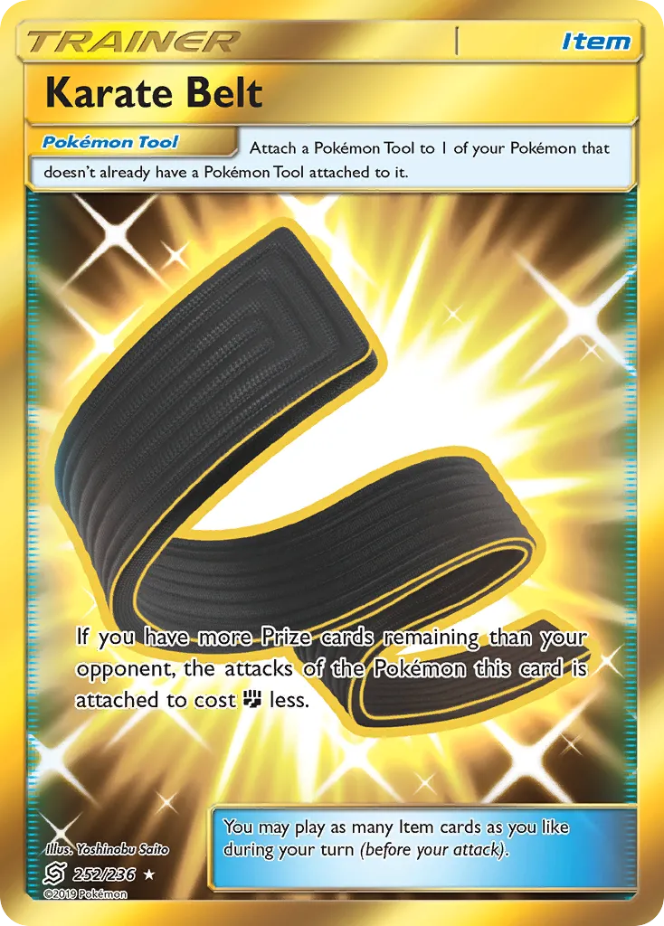 Karate Belt — SM - Unified Minds — Pokemon