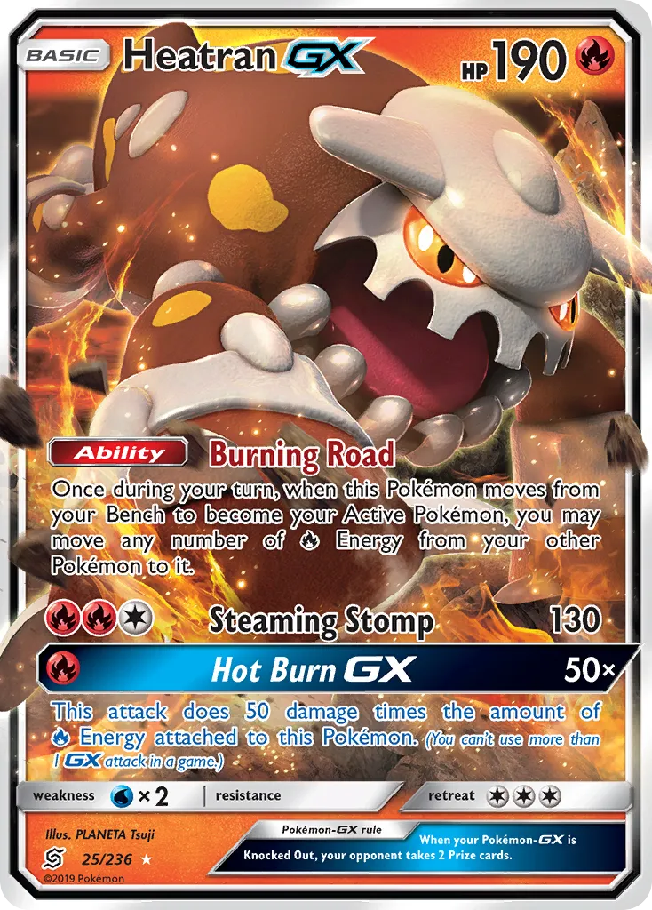 Heatran GX — SM - Unified Minds — Pokémon