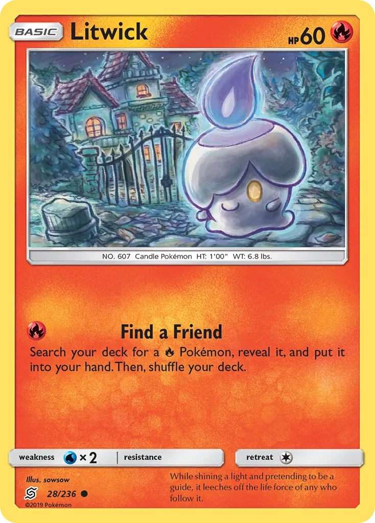 Litwick from SM - Unified Minds - Pokemon