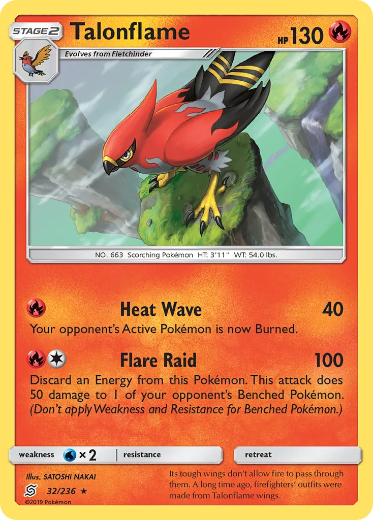 Talonflame — SM - Unified Minds — Pokemon