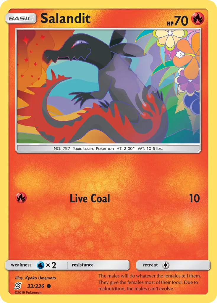 Salandit — SM - Unified Minds — Pokemon