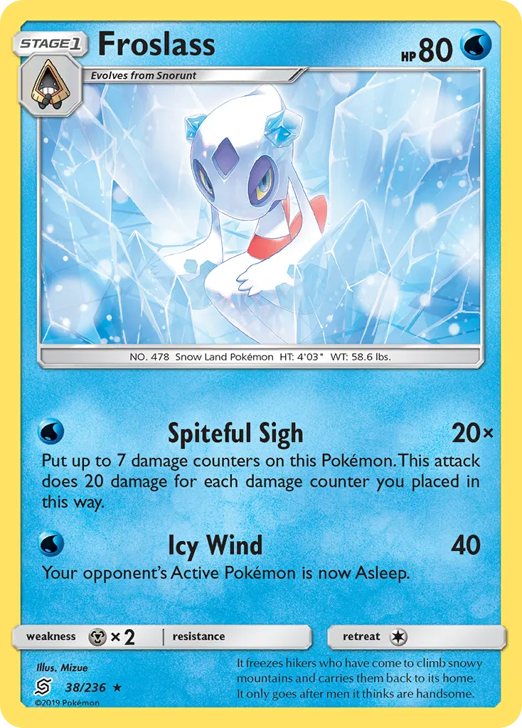 Froslass — SM - Unified Minds — Pokemon