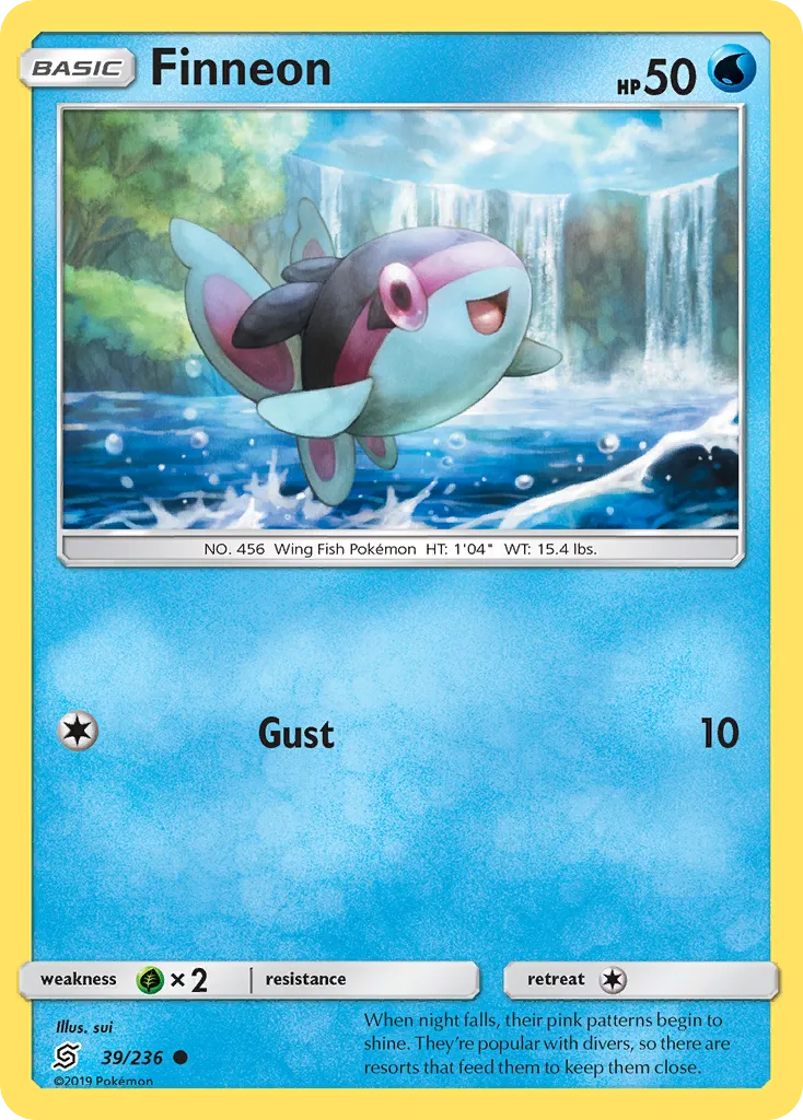 Finneon — SM - Unified Minds — Pokemon