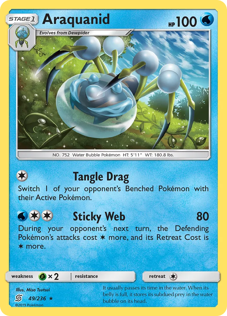 Araquanid — SM - Unified Minds — Pokemon