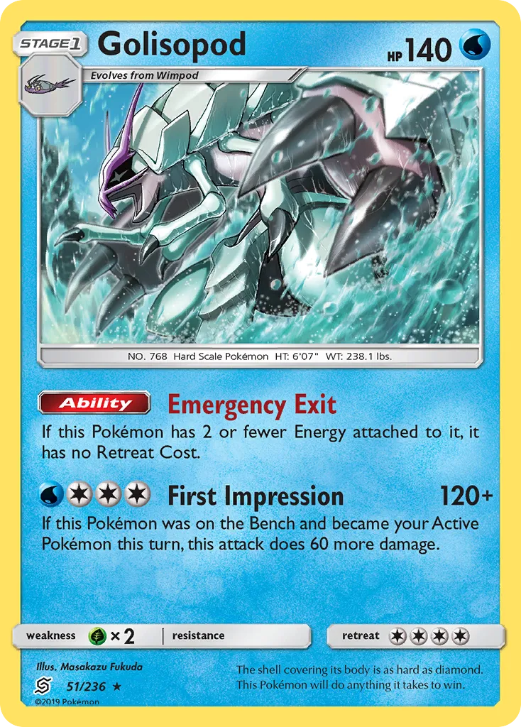 Golisopod — SM - Unified Minds — Pokemon
