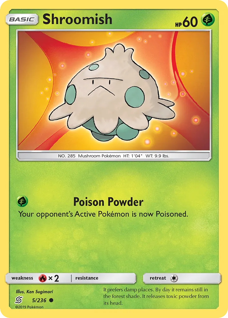 Shroomish — SM - Unified Minds — Pokémon