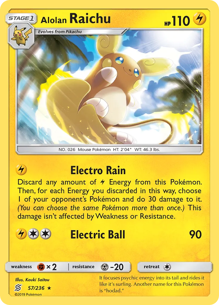 Alolan Raichu — SM - Unified Minds — Pokemon