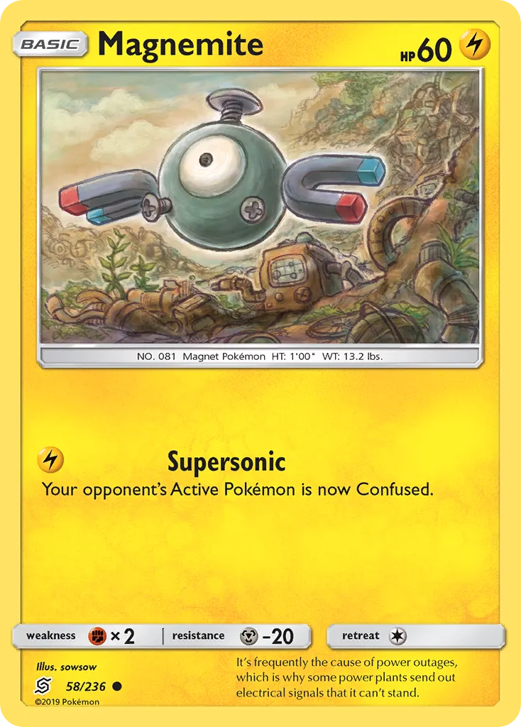 Magnemite — SM - Unified Minds — Pokémon