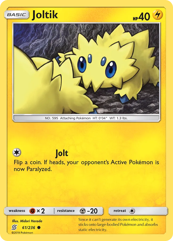 Joltik — SM - Unified Minds — Pokémon