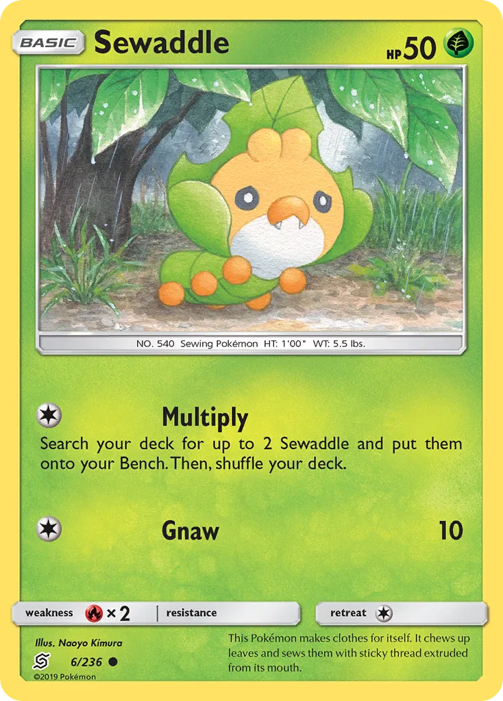 Sewaddle from SM - Unified Minds - Pokemon